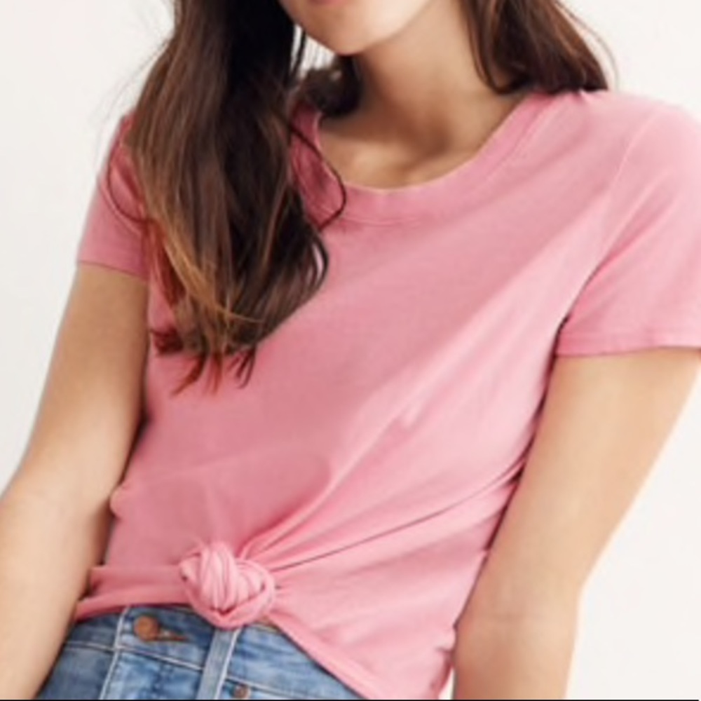 Madewell Knot Front Tee